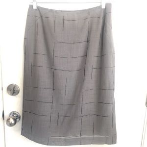 Vintage Valentino Miss V Grey Skirt